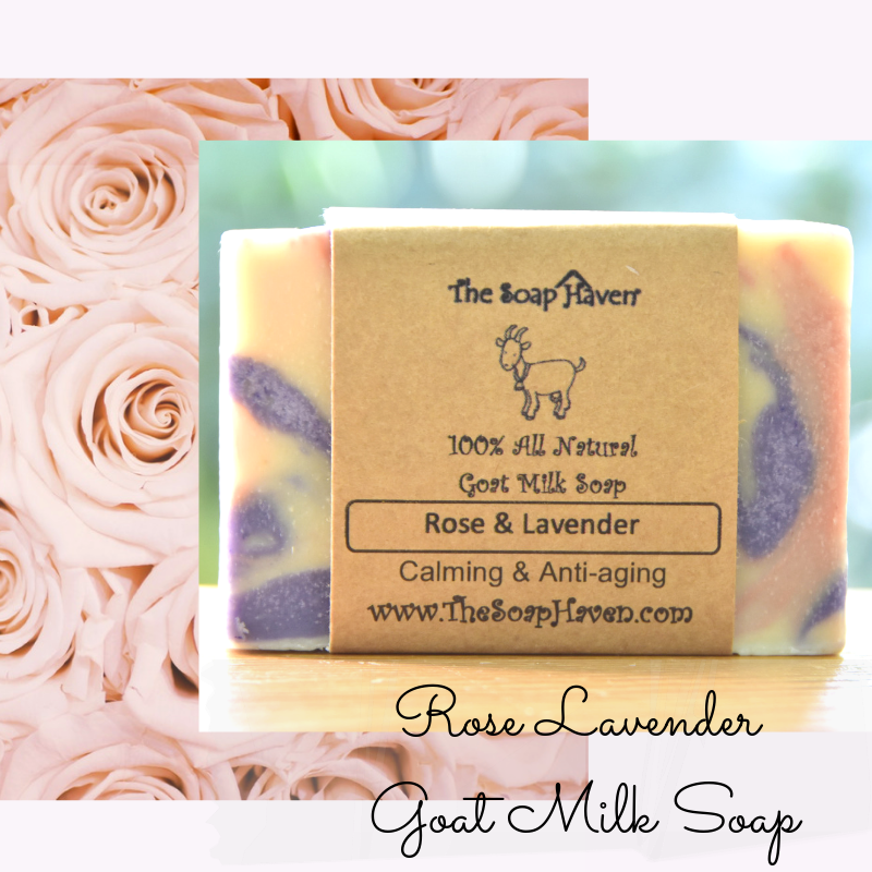 Goat Milk Soap Rose and Lavender
