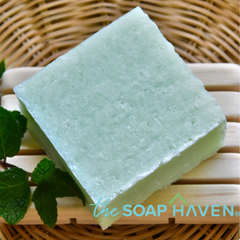 The Soap Haven Singapore Argan Oil Tea Tree Mint Shampoo Bar (Small, 55g)