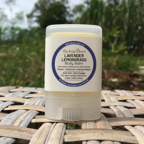 Premium Lavender-Lemongrass Lotion Bar/Body Balm (Best Seller - For Itch Relief and Healing from Insect bites, Rash, Fungal Infections)
