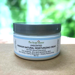 Premium Natural Daily Moisturising Cream (Great for very dry, itchy, sensitive, baby skin or eczema, immunity-boosting)