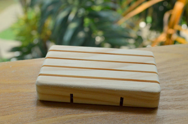 Handcrafted Pinewood Soap Dish (Naturally Anti-Bacterial!)