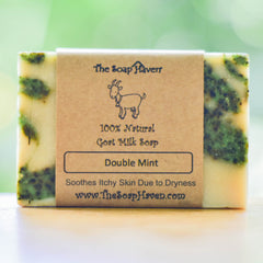 Double Mint Goat Milk Soap (Popular!) (Great for Itchy Skin due to Dryness)
