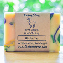 Skin So Clear Goat Milk Soap (Popular! Great for Acne, White Spots, Oily Skin, Anti-fungal)